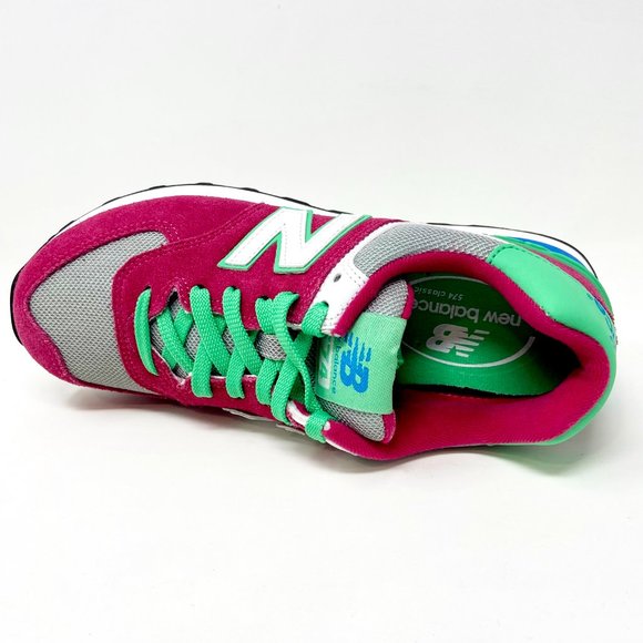 New Balance 574 Classic Red Green Womens Size 7 Casual Sneakers WL574CPV - Picture 4 of 5